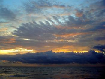 Ominous clouds gather over Lake Victoria Ominous clouds gather over Lake Victoria